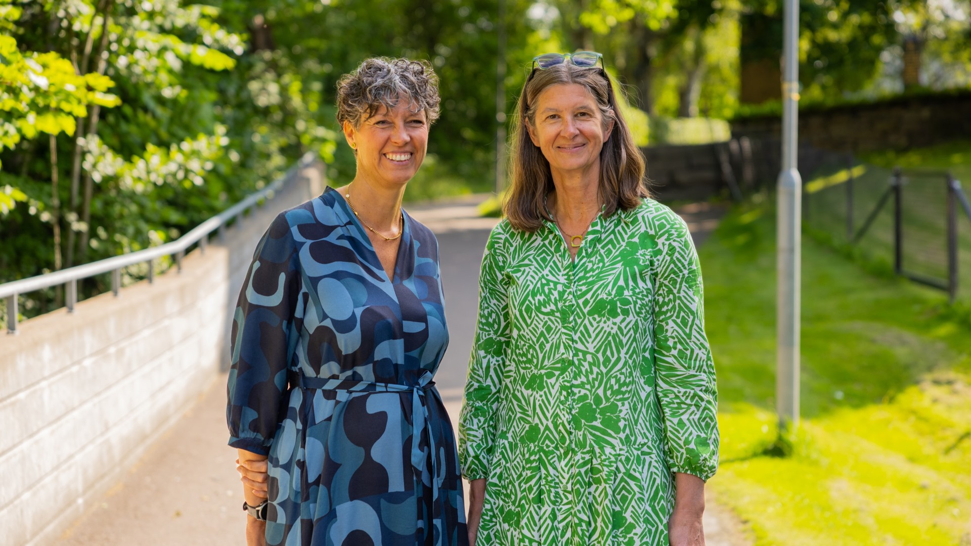 Jessica Svanström, förvaltningschef på social- och arbetsförvaltningen och Erika Hägg förvaltningschef på vård- och omsorgsförvaltningen i Partille kommun.