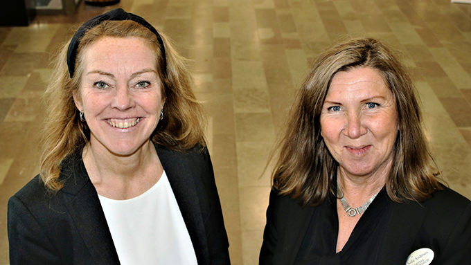 Susanne Krook och Sofie Andrésen är skolledare för Partille Gymnasium. Bild: Leif Lundvall