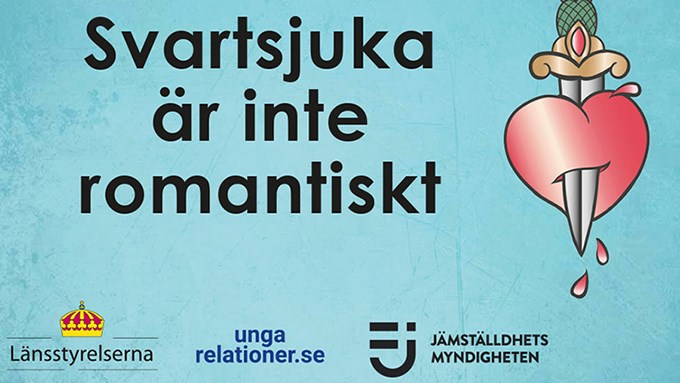 Under februari pågår kampanjen Svartsjuka är inte romantiskt som uppmärksammar våld i ungas nära relationer.
