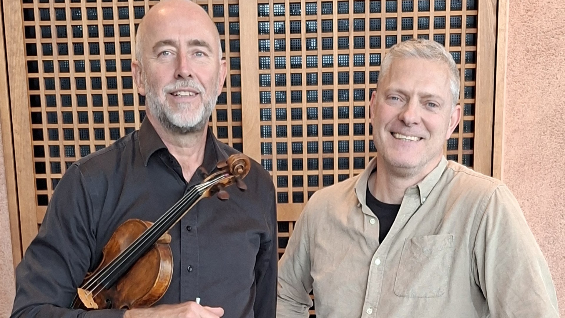 bild på de två medverkande musikerna