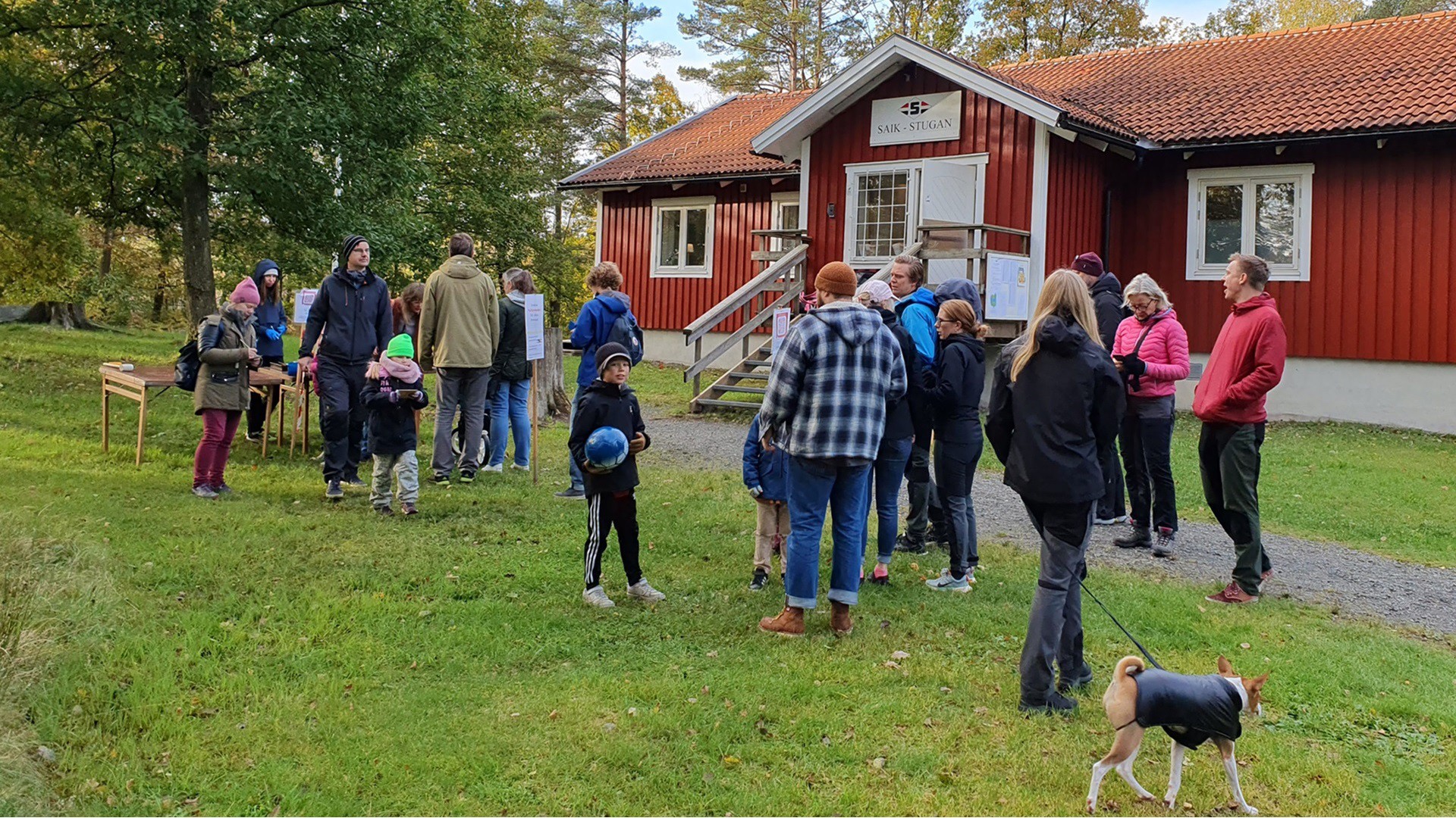 SAIK-stugan, en poängpromenad