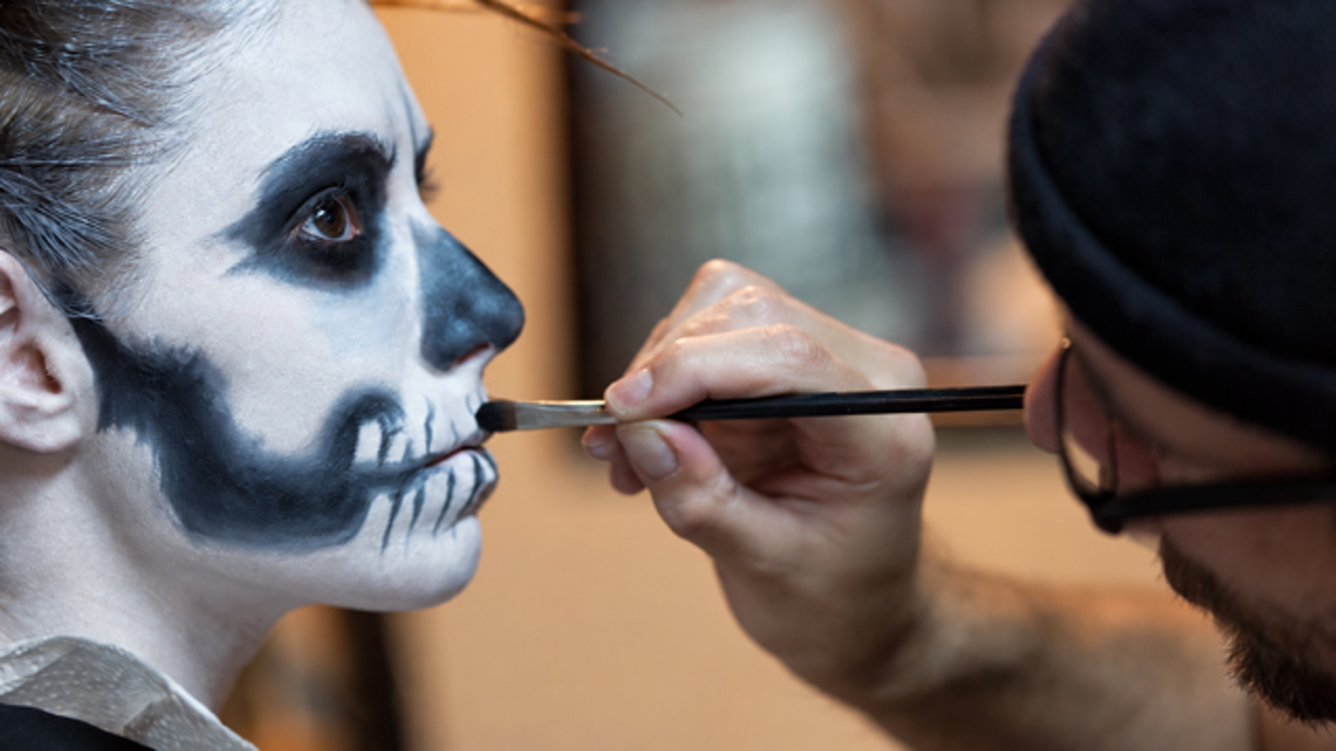 Halloweensminkning