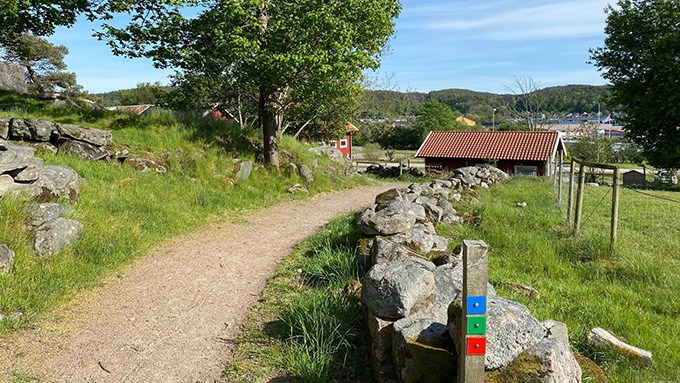 Bild från det Gröna spåret i Levande Lexby.